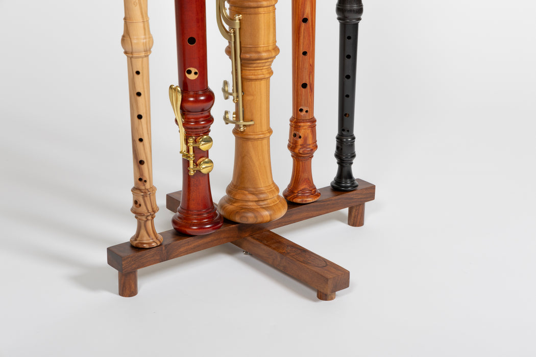 Recorder Cross Stand (for five recorders) by The Early Music Shop