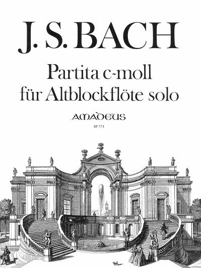 BP773 Bach: Partita in c minor for Alto Recorder at Early Music Shop