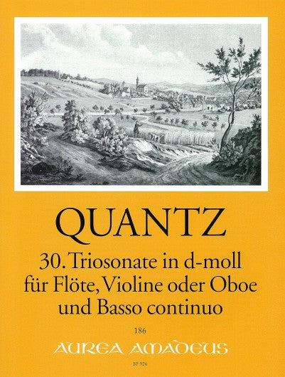 Quantz: Trio Sonata No. 30 in D Minor for Flute, Violin and Basso Continuo