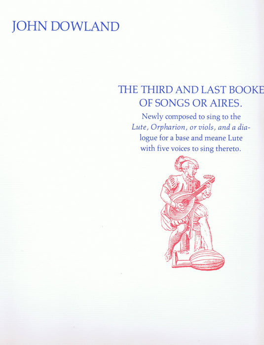 Dowland: The Third and Last Booke of Songs or Aires