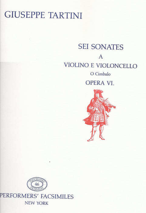 Tartini: 6 Sonatas for Violin and Basso Continuo, Op. 6