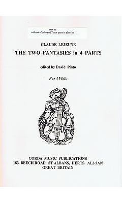 Lejeune: Two Fantasies in Four Parts for Viol Consort