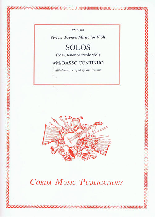 Various: French Solos for Viol and Basso Continuo