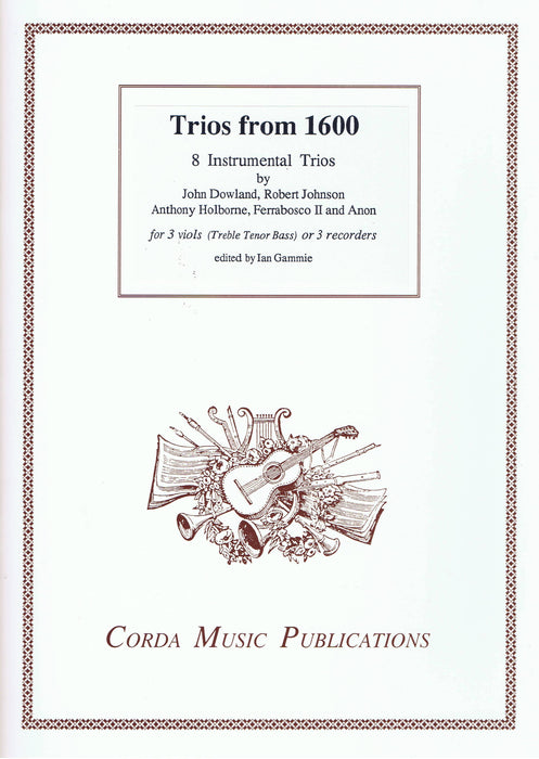 Various: Trios from 1600 for 3 Viols or 3 Recorders