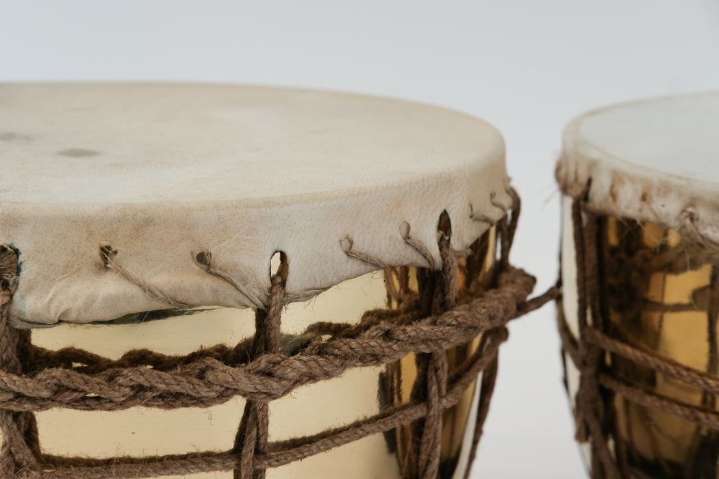 10" Naker Drums (pair) with beaters by Early Music Shop