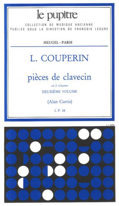 Couperin, L: Pieces de Clavecin - Volume 2