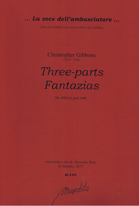 Gibbons: Three-Part Fantasias