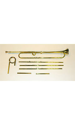 Natural Trumpet with Lacquered Finish by Rath @ A415/A440 with C and D crooks including mouthpiece and case