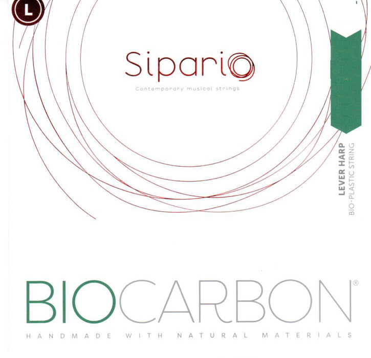 5th Octave E - Lever Harp BioCarbon String by Sipario