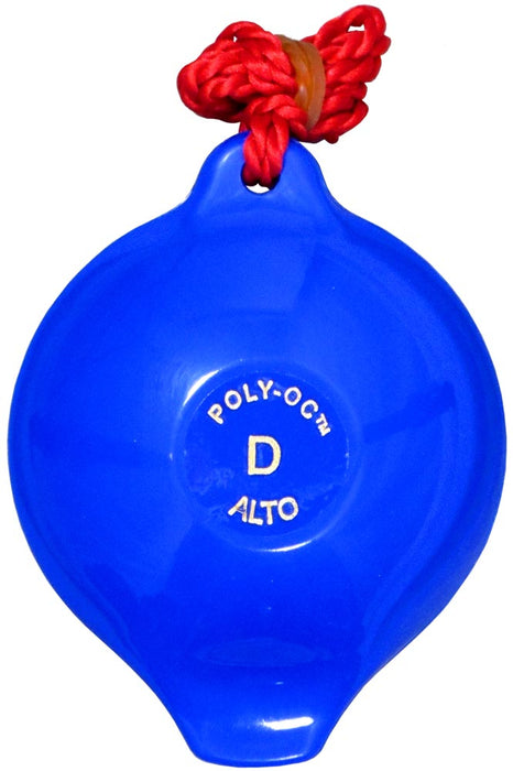 Polyoc 4 Hole Ocarina in D - Blue