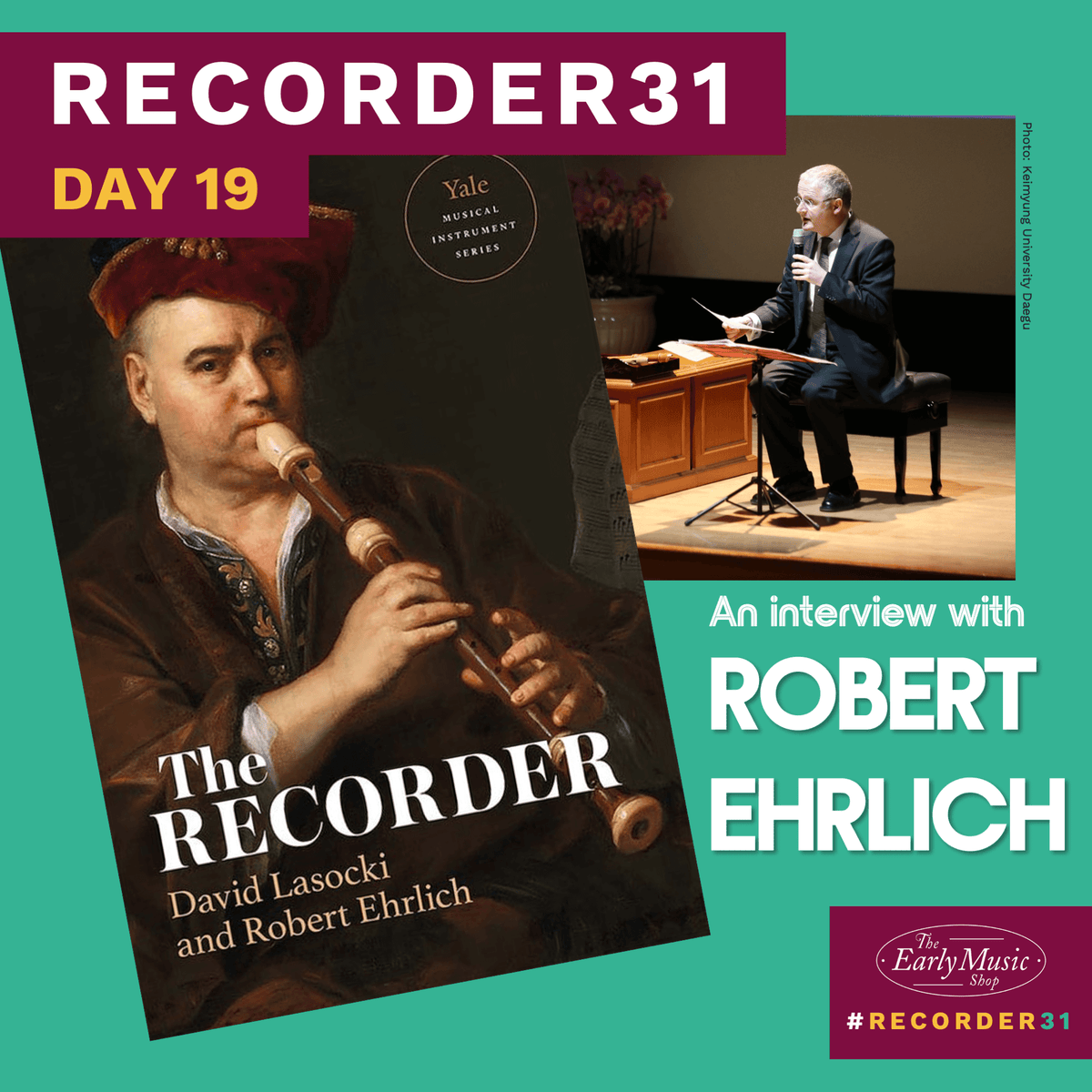 Robert Rocorde Recorder31 Day 12 | An Interview with Robert Ehrlich