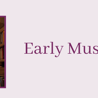 Early Music @ 1 - Thursday 30th April