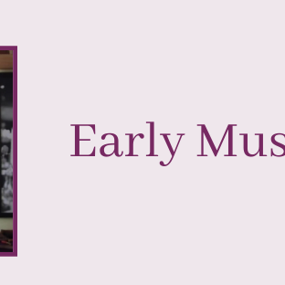 Early Music @ 1 - Monday 4th May