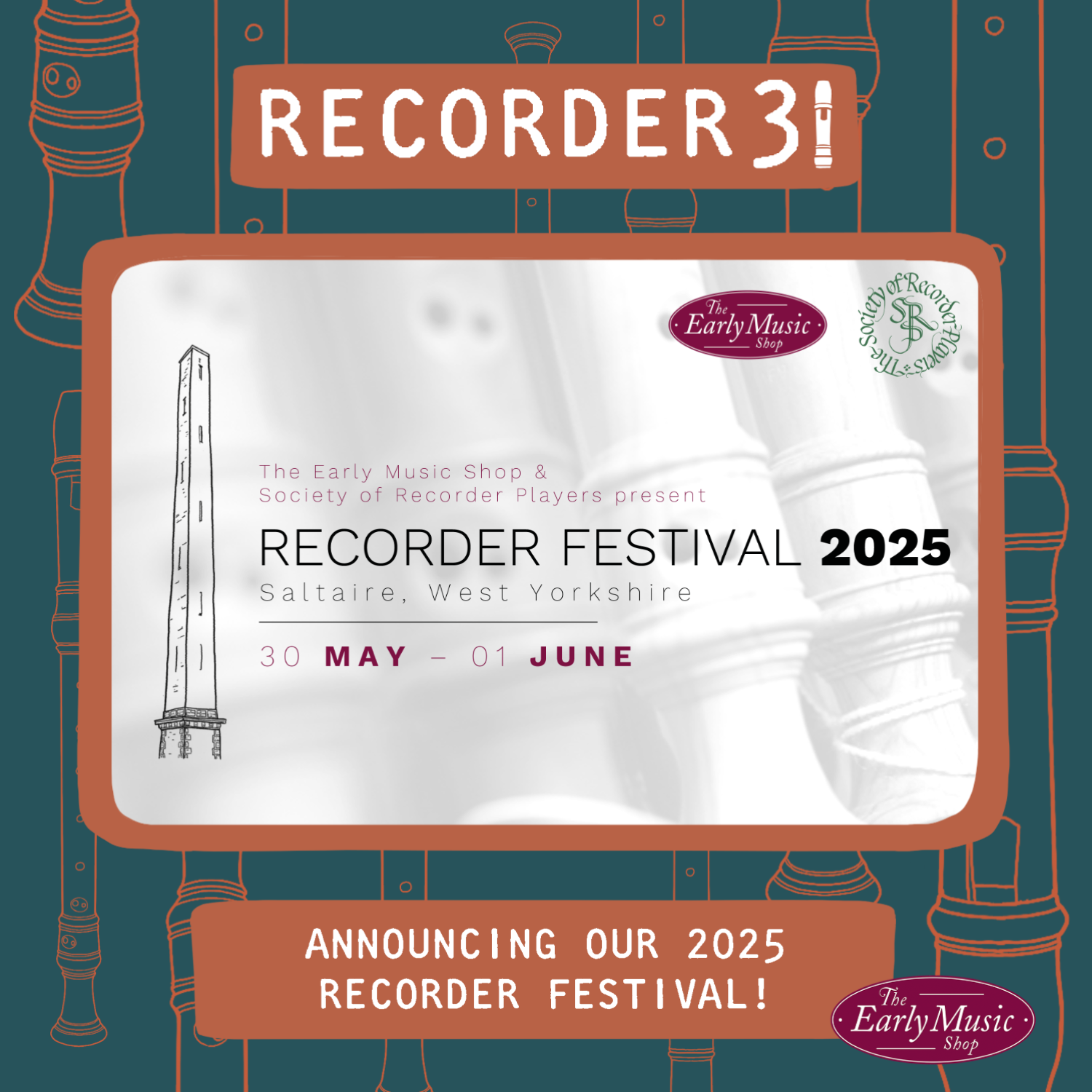 Recorder31 Day 31 | Announcing our Recorder Festival 2025