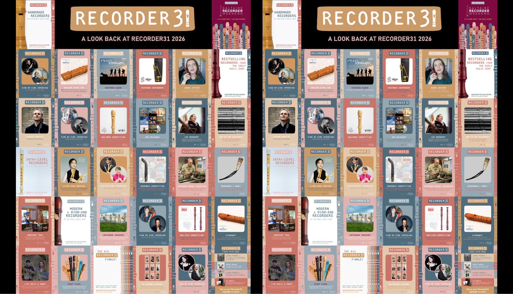 Recorder31 Day 31 | A Look Back at Recorder31 2026
