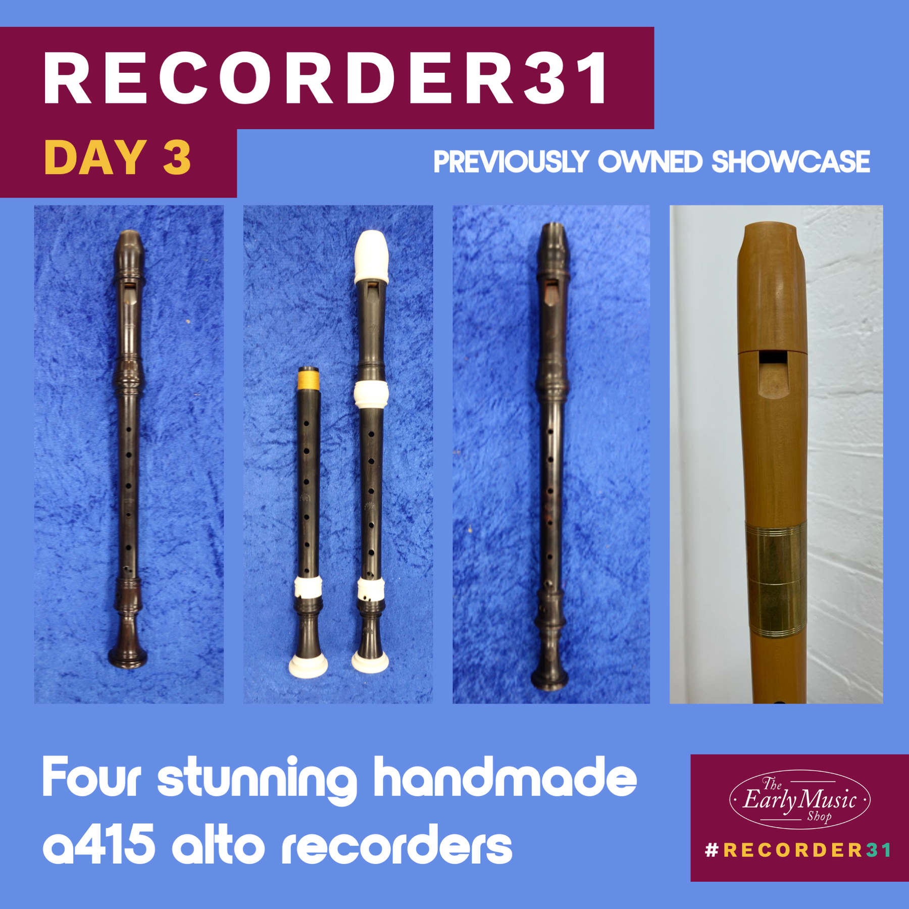 Recorder 31 Day 3 | Four Stunning Previously Owned a415 Altos