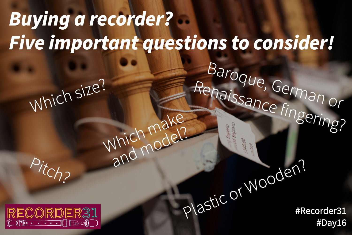 Choosing a new recorder? Five important questions to consider!