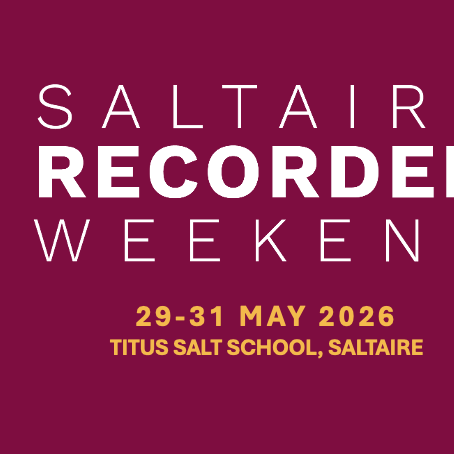 About Saltaire Recorder Weekend 2026