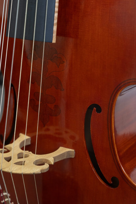 Lu-Mi Master 7 String Bass Viol after Bertrand Antique Varnish