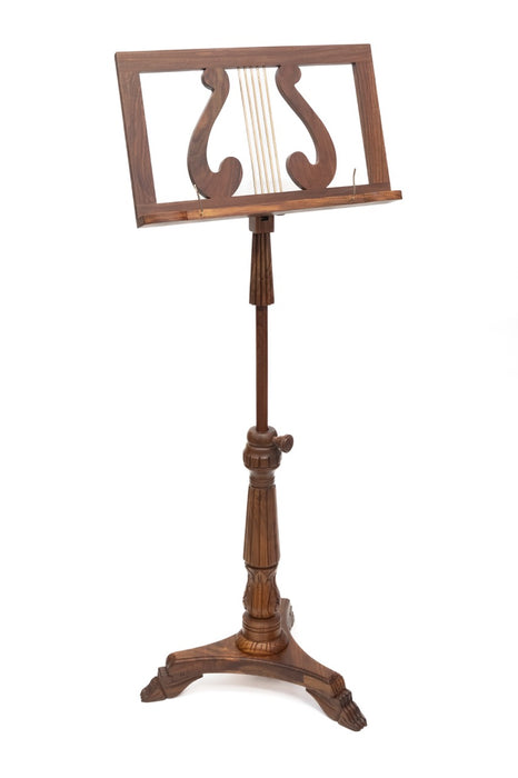 EMS Prince Albert Wooden Music Stand in Walnut (solid walnut)