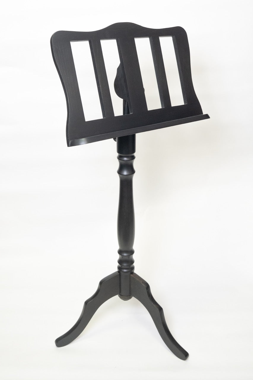 EMS Georgian Music Stand in Ebony Finish