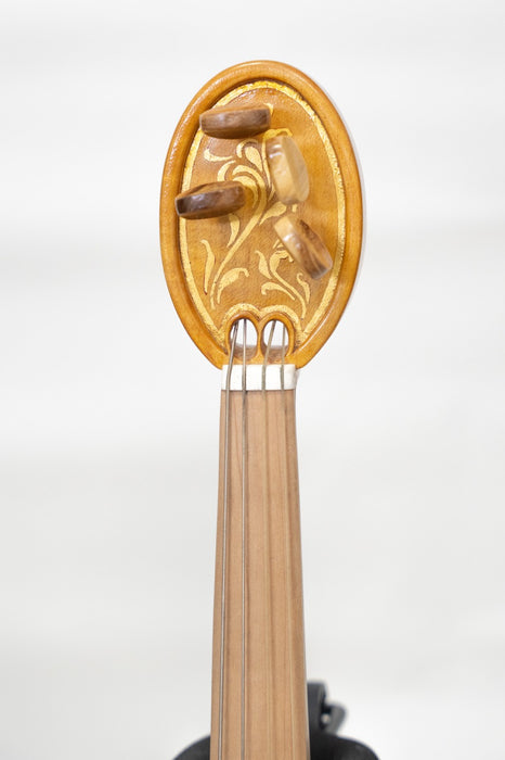 Medieval Fiddle (Vielle) with Gold Decoration by Roberto Montagna