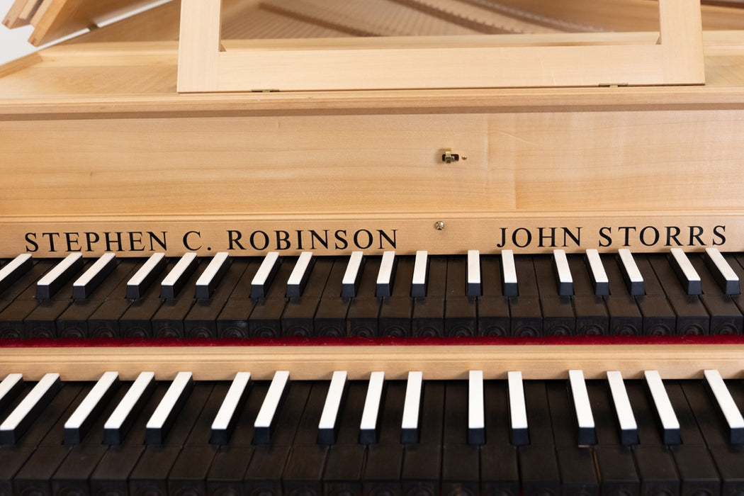 Double Manual Harpsichord after Ruckers by Stephen Robinson & John Storrs (Reconditioned)