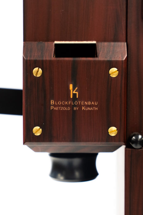 Paetzold MASTER Contra Bass Recorder in rosewood finish by Kunath