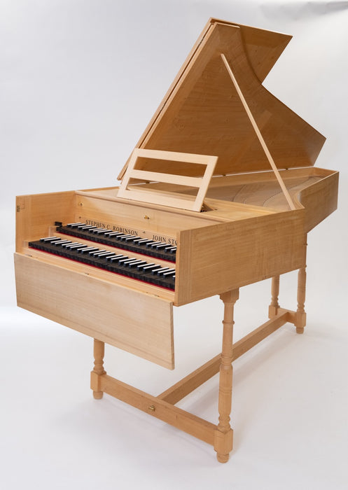 Double Manual Harpsichord after Ruckers by Stephen Robinson & John Storrs (Reconditioned)