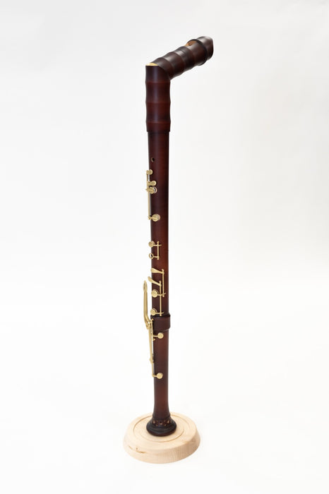 Kung Superio Great Bass Recorder in Stained Maple
