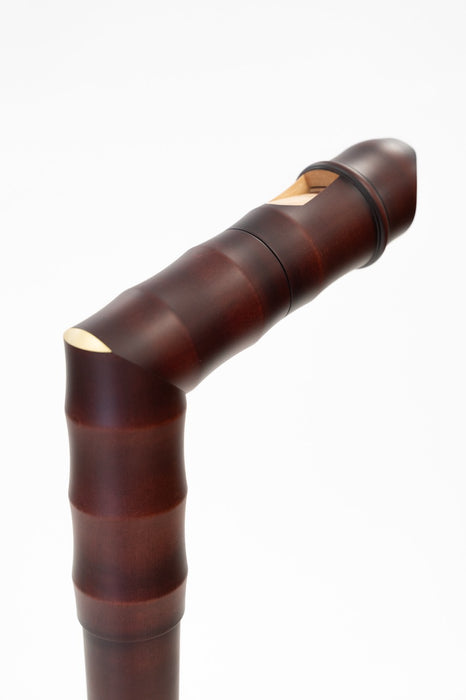 Kung Superio Great Bass Recorder in Stained Maple