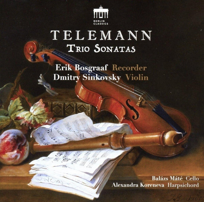 Erik Bosgraaf & Dmitry Sinkovsky • Telemann: Trio Sonatas (CD)