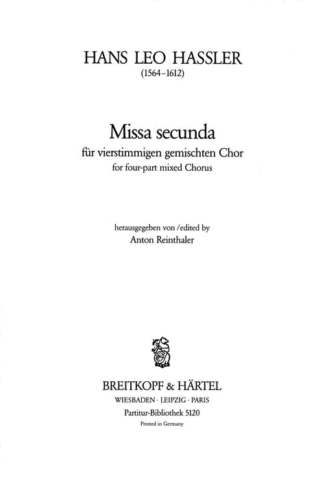 Hassler, Hans Leo: Missa secunda
