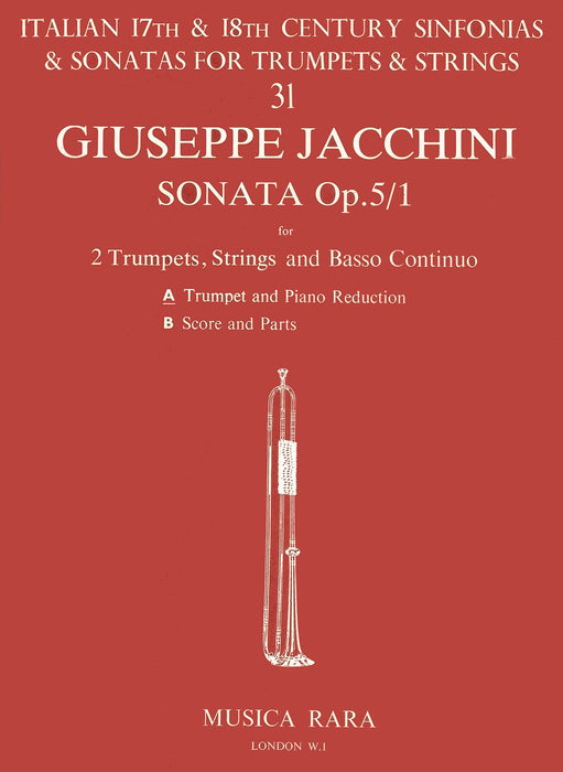 Jacchini, Giuseppe: Trattenimenti per camera Op. 5