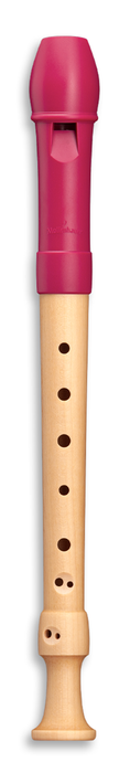 Mollenhauer Fipple Soprano Recorder in Plastic & Maple (Berry)