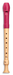 Mollenhauer Fipple Soprano Recorder in Plastic & Maple (Berry)