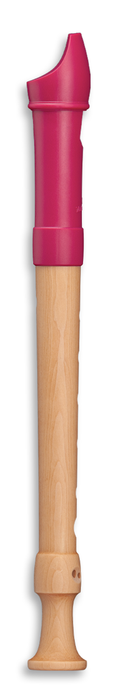 Mollenhauer Fipple Soprano Recorder in Plastic & Maple (Berry)