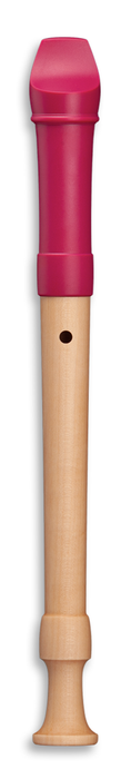 Mollenhauer Fipple Soprano Recorder in Plastic & Maple (Berry)