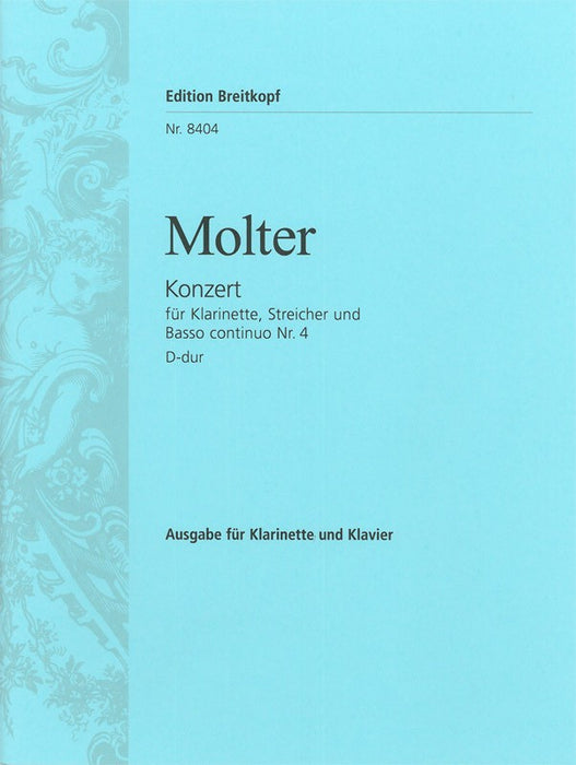 Molter, Johann Melchior: Clarinet Concerto No. 4 in D major
