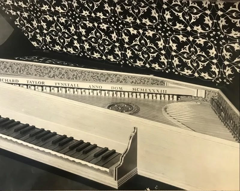 Pentagonal Italian Spinet by Richard Taylor (Reconditioned)