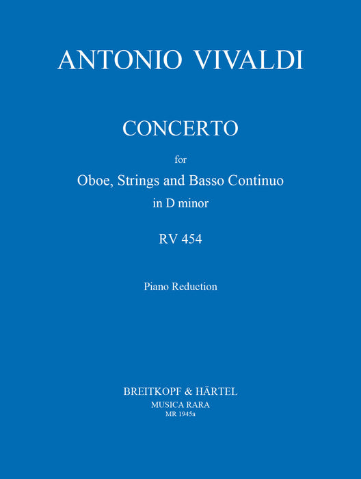 Vivaldi, Antonio: Concerto in D minor RV 454