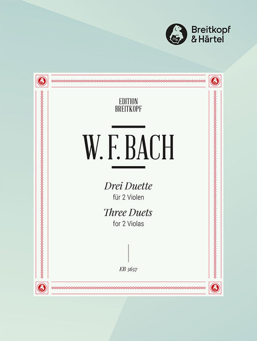 Bach, Wilhelm Friedemann: 3 Duets