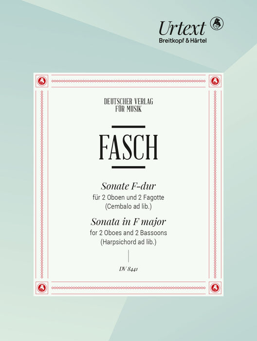 Fasch, Johann Friedrich: Sonata in F major