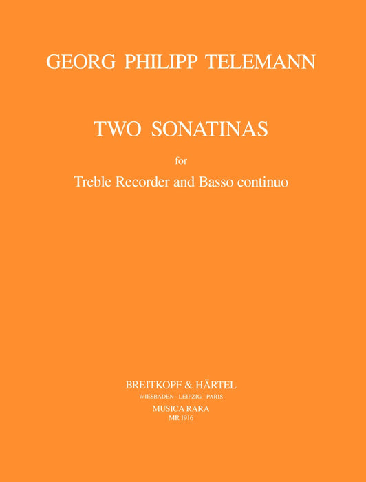 Telemann, Georg Philipp: 2 Sonatinas