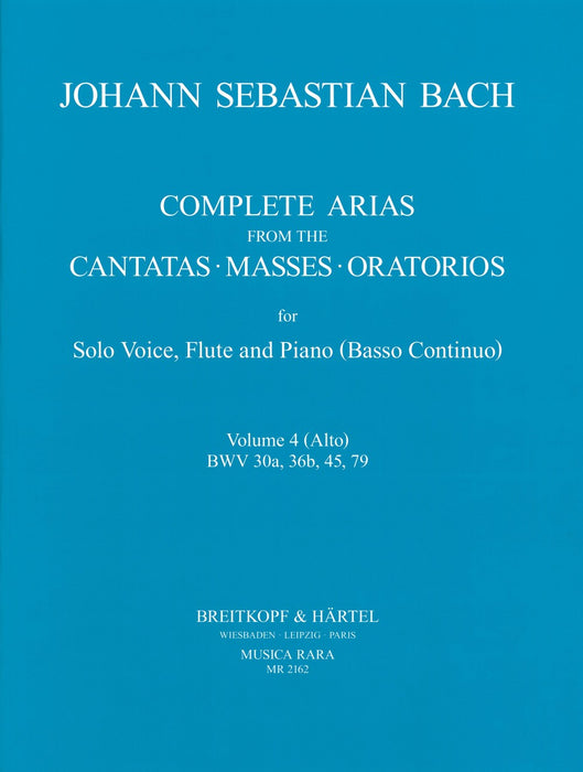 Bach, Johann Sebastian: Complete Arias