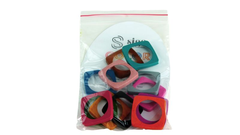 Multi-Coloured Ring Set for Sigo Tenor by Kunath