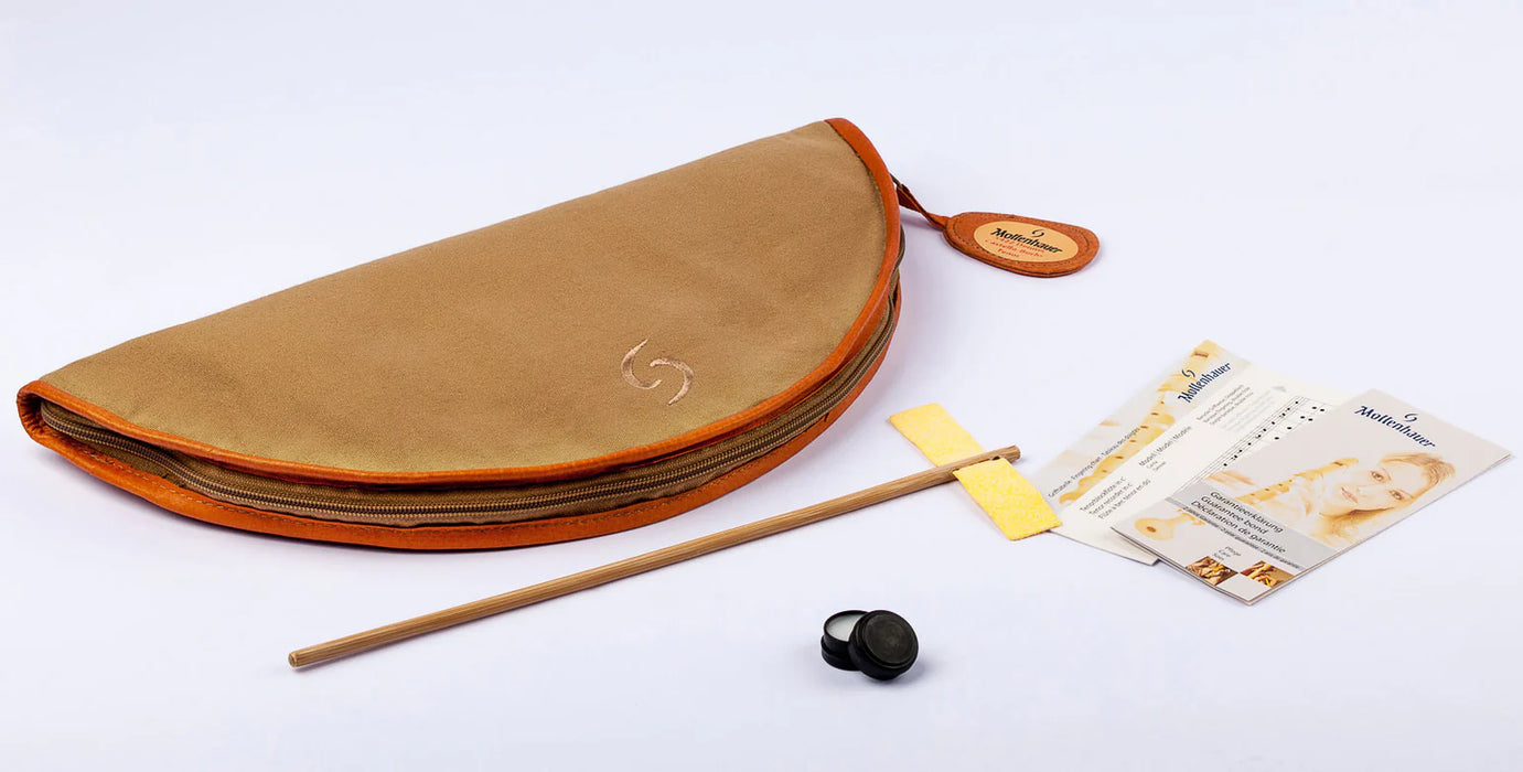 Mollenhauer Denner Tenor Recorder with Double Holes in Cherrywood