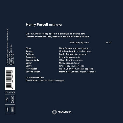 La Nuova Musica • Purcell: Dido & Aeneas (CD)