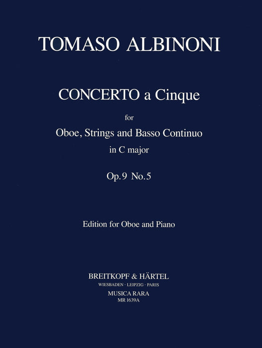 Albinoni, Tomaso: Concerto a 5 in C Op. 9/5