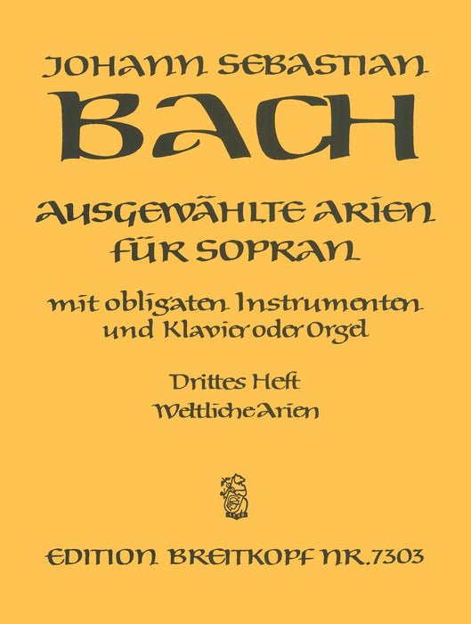 Bach, Johann Sebastian: Selected Arias for Soprano